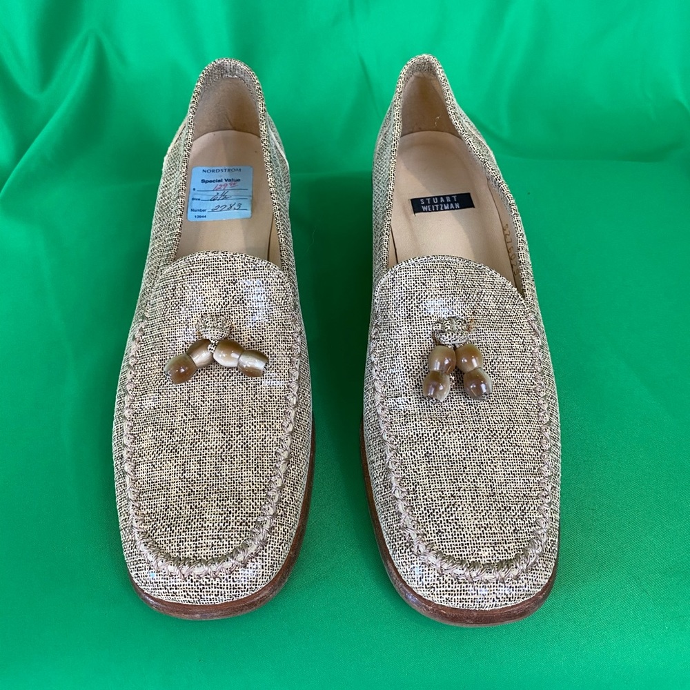 Stuart WeitzmanLeather Loafers Size 6.5B